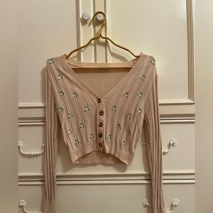 L.A Hearts floral embroidered cardigan in Size S